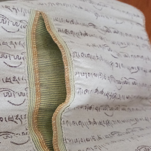 A People United jacket long sleeve button front reversible collar khaki green M - Picture 10 of 12